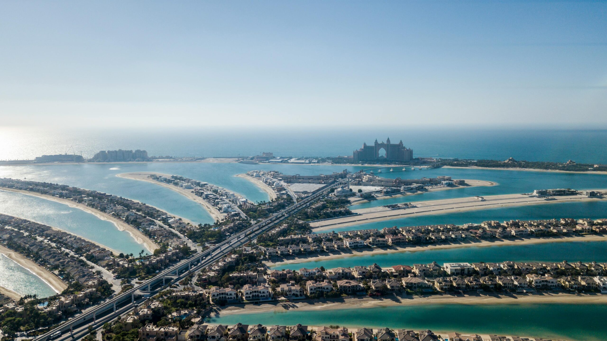 palm jumeirah von oben