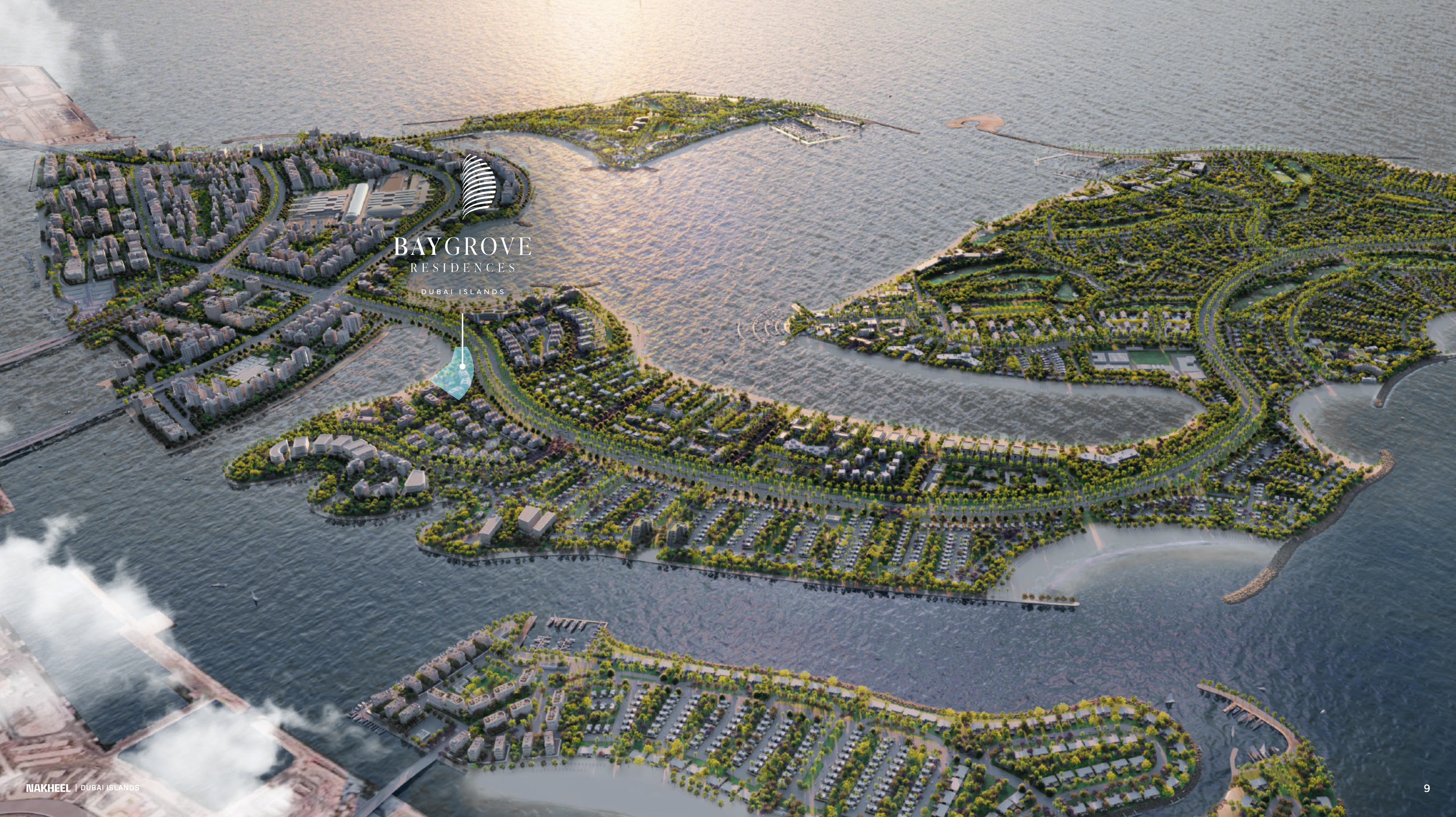 bay grove residences lage dubai islands