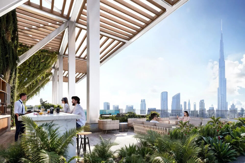 fairmont residences solara tower outdoor lounge & bar