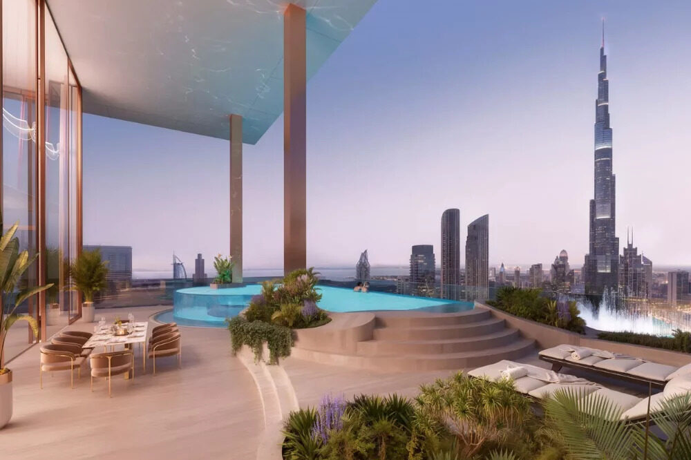 fairmont residences solara tower pool