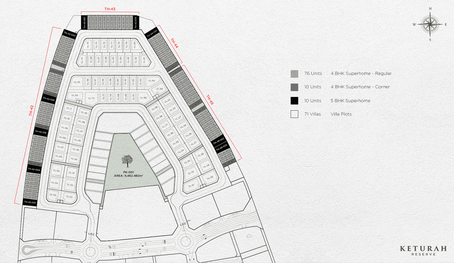 keturah reserve layout