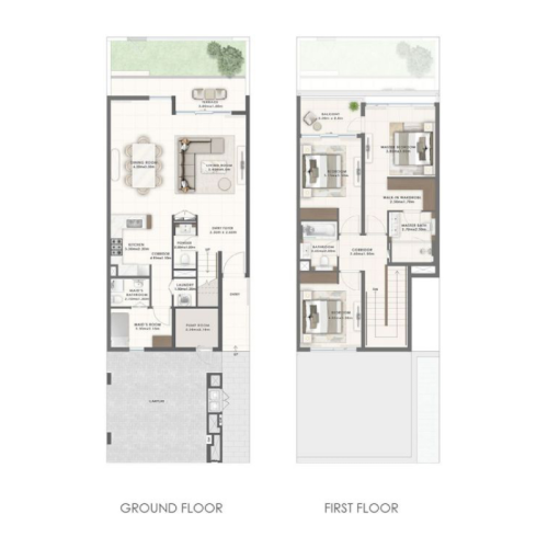 emaar south greenridge 3 bdr townhouse