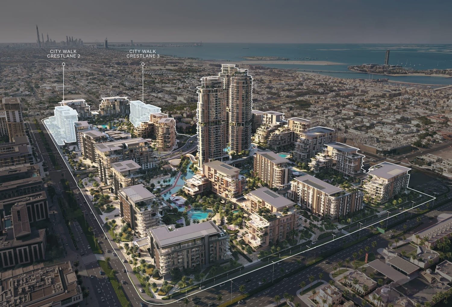 crestlane city walk plan