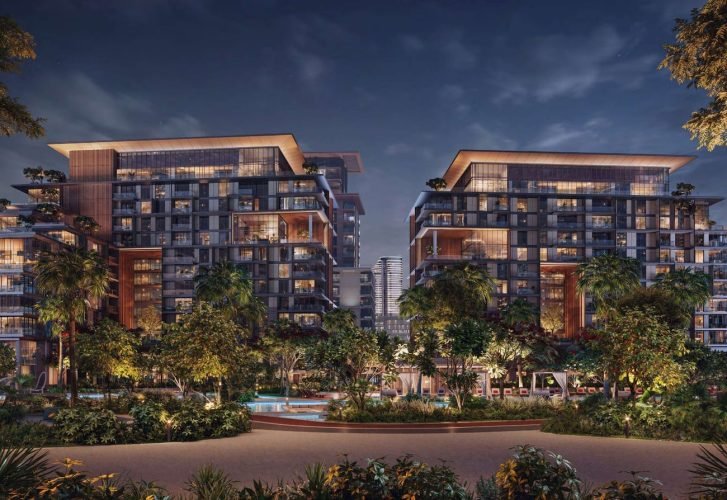 crestlane gebäude nacht